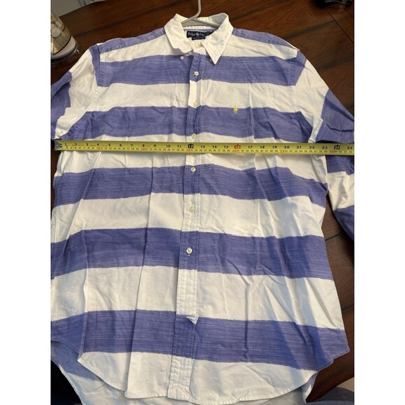 Ralph Lauren Large Striped Button Down - Picture 8 of 9